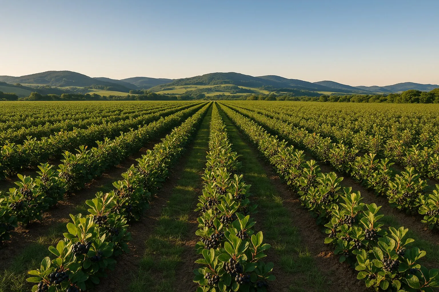 Aronia Plantage Österreich – Bio Anbau und Ernte