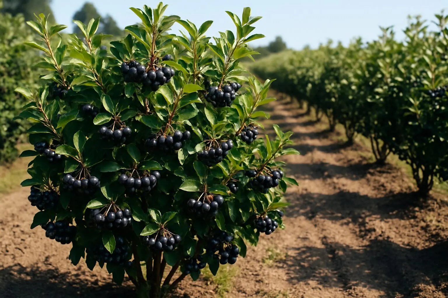 Aronia Nero – Leitsorte im professionellen Aronia-Anbau